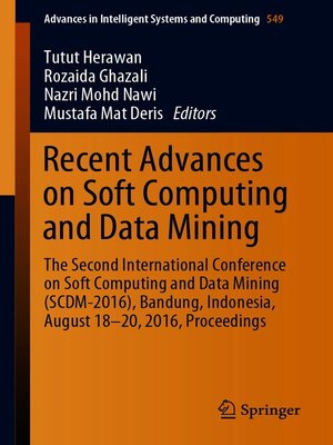 cover image of Recent Advances on Soft Computing and Data Mining